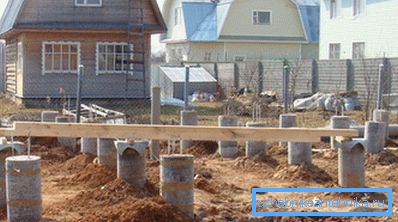 Азбеставыя напорныя трубы можна выкарыстоўваць у якасці слупкоў для падмурка Азбеставыя напорныя трубы можна выкарыстоўваць у якасці слупкоў для падмурка