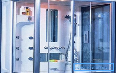Вялікая кабіна 170х75 з рассоўнымі дзверцамі - класічны варыянт канструкцый Вялікая кабіна 170х75 з рассоўнымі дзверцамі - класічны варыянт канструкцый