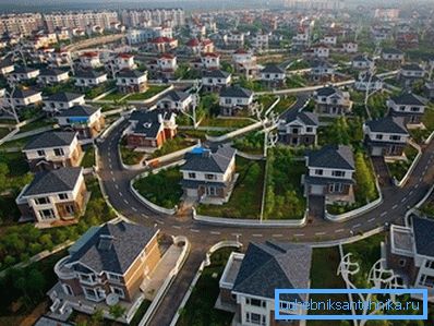 Прыватны прыгарад - лагічны пашырэнне для вялікага горада. Прыватны прыгарад - лагічны пашырэнне для вялікага горада.