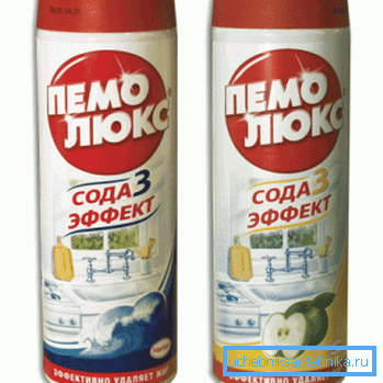 Якія чысцяць сродкі з абразіўным парашком.