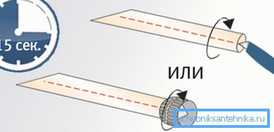 Для якаснага злучэння трэба правільна апрацаваць тарцы