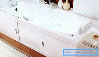 Экран са МДФ панэляў Экран са МДФ панэляў