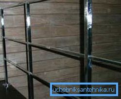 Элементы інтэр'еру, вырабленыя на аснове такіх труб, вельмі добра глядзяцца практычна пры любым тыпе дызайну
