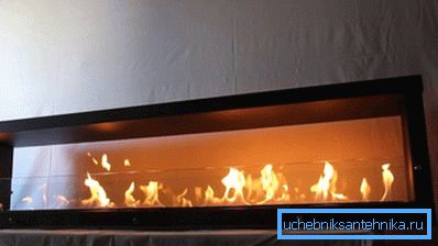 Калі вам падабаецца выгляд адкрытага полымя, то такая сістэма не пакіне вас абыякавымі