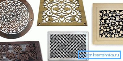Эстэтычныя ўзоры вентыляцыйных рашотак Эстэтычныя ўзоры вентыляцыйных рашотак