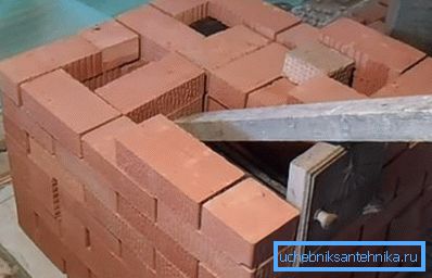 Фарміраванне топачных камеры і ўстаноўка топачных дзверцаў Фарміраванне топачных камеры і ўстаноўка топачных дзверцаў