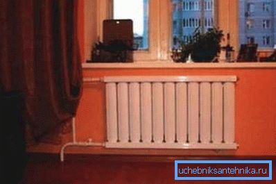 Фота батарэі ў кватэры. Фота батарэі ў кватэры.