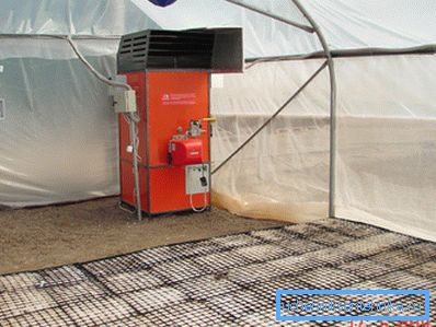 Газавае ацяпленне для зімовай цяпліцы Газавае ацяпленне для зімовай цяпліцы