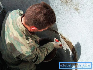 Герметызацыя стыку паміж кольцамі Герметызацыя стыку паміж кольцамі