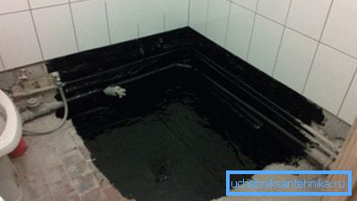 Гідраізаляцыя выконваецца з заходам на сцены Гідраізаляцыя выконваецца з заходам на сцены