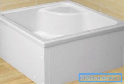 Глыбокі акрылавы квадратны паддон Глыбокі акрылавы квадратны паддон