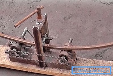 Гнутьё профільнай трубы на трубогибе Гнутьё профільнай трубы на трубогибе