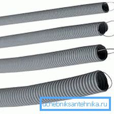 Гафрыраваныя вырабы лічацца самымі практычнымі, паколькі валодаюць добрай гнуткасцю і маюць невялікі вага