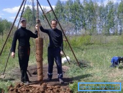 Выманне грунта на паверхню
