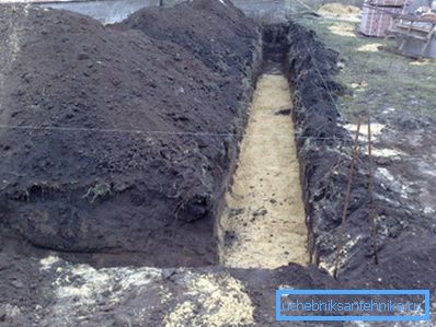 Як пракапаць траншэю пад вадаправод самастойна