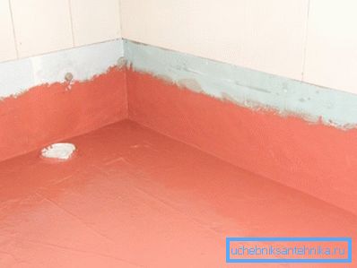 Як праводзіцца гідраізаляцыя падлогі ў душы бязь паддона полимерцементными матэрыяламі Як праводзіцца гідраізаляцыя падлогі ў душы бязь паддона полимерцементными матэрыяламі