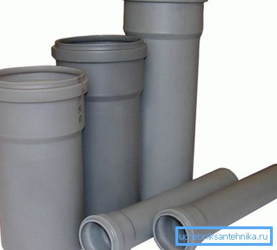 Каналізацыйныя поліэтыленавыя трубы