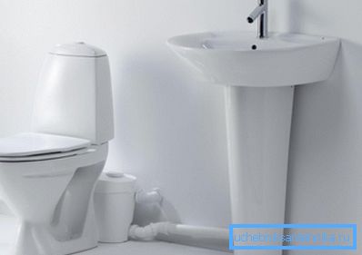 Каналізацыйны помпа за ўнітазам Каналізацыйны помпа за ўнітазам