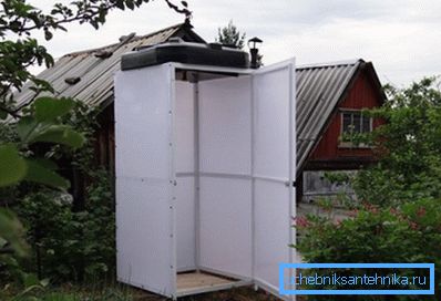 Каркасны гадовы душ