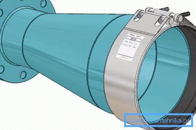 Камбінаваная мадэль з абціскны і фланцавых часткай Камбінаваная мадэль з абціскны і фланцавых часткай