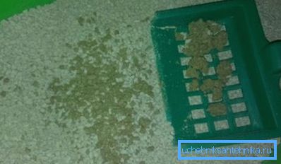Камякі невялікага памеру цалкам можна змываць Камякі невялікага памеру цалкам можна змываць