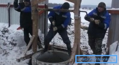 Копке студні ў зімовы перыяд Копке студні ў зімовы перыяд