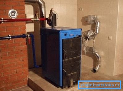 Кацёл лепш ставіць на адмыслова падрыхтаваная бетонавую падставу Кацёл лепш ставіць на адмыслова падрыхтаваная бетонавую падставу