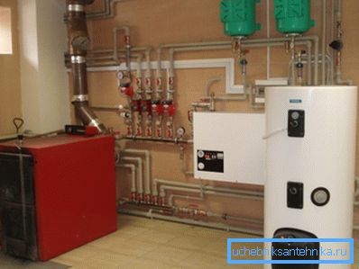 Кацёл, які працуе на газе, можа ацяпляць вельмі вялікія па плошчы будынка