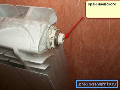 Кран Маеўскага на батарэі Кран Маеўскага на батарэі