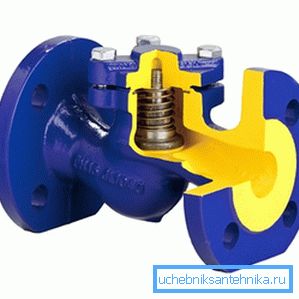 Масіўная запорная арматура з фланцавых злучэнняў Масіўная запорная арматура з фланцавых злучэнняў