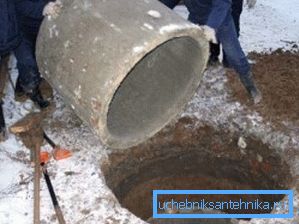 Мантаж бетонных кольцаў Мантаж бетонных кольцаў