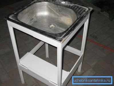 Мыйка, замацаваная на каркасе