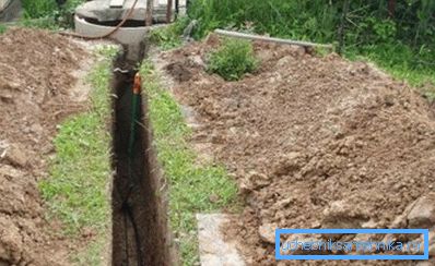 На фота - пракладка труб водазабеспячэння ад калодзежа На фота - пракладка труб водазабеспячэння ад калодзежа