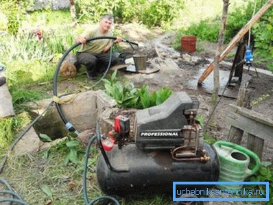 На фота -прокачка свідравіны пасля бурэння На фота -прокачка свідравіны пасля бурэння