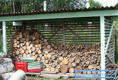 На фота - навес для захоўвання дроў На фота - навес для захоўвання дроў