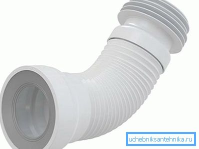 На фота - пластыкавы гафрыраваны сантэхнічны рукаў