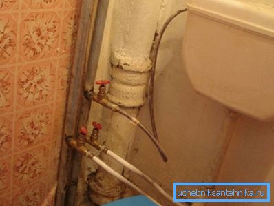 На фота - падводкі водазабеспячэння ў кватэры. 15 мм - найбольш часта ўжываецца дыяметр. На фота - падводкі водазабеспячэння ў кватэры. 15 мм - найбольш часта ўжываецца дыяметр.