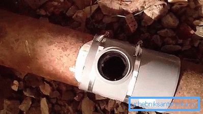 2772 Накладка для урэзкі ў чыгунную трубу