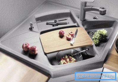 Накладная кутняя ракавіна Накладная кутняя ракавіна