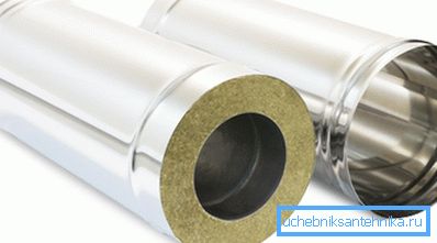 Некаторыя віды падобных вырабаў выпускаюць у двухслаёвым варыянце, размяшчаючы ўнутры ўцяпляльнік, які паслужыць абаронай ад нагрэву вонкавай сценкі