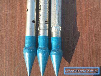 Некалькі варыянтаў вырабу іголкі для стварэння Абісынскага калодзежа Некалькі варыянтаў вырабу іголкі для стварэння Абісынскага калодзежа