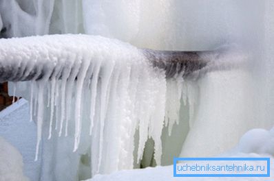 Абледзянелыя металічны трубаправод