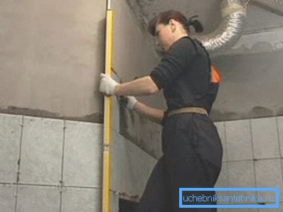 Абліцоўванне сцен складанай формы