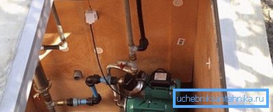Абсталяванне для абвязкі свідравіны на загарадным участку Абсталяванне для абвязкі свідравіны на загарадным участку