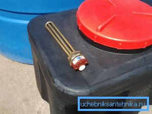 Звычайна для такіх бочак выкарыстоўваюць стандартны награвальны элемент малой магутнасці, паколькі гэта значна скароціць выдаткі, пазбавіць ад мантажу дадатковых сістэм бяспекі і павялічыць тэрмін службы ўсёй канструкцыі Звычайна для такіх бочак выкарыстоўваюць стандартны награвальны элемент малой магутнасці, паколькі гэта значна скароціць выдаткі, пазбавіць ад мантажу дадатковых сістэм бяспекі і павялічыць тэрмін службы ўсёй канструкцыі