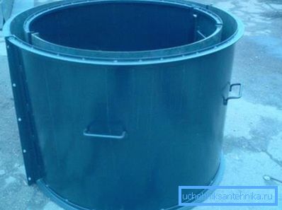 Апалубка для калодзежных кольцаў з металу
