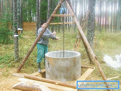Апускаем кольца ў шахту Апускаем кольца ў шахту