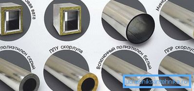 Асноўныя тыпы ўцяпляльніка