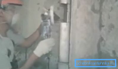 Засталася тыльная частка трубы