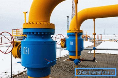 Адвод магістральнага газаправода.